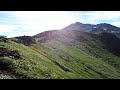 鳥海湖から鳥海山を眺める