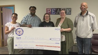 Belmont County NAACP makes donation to Tri County Help Center