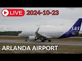 LIVE Stockholm Arlanda Airport Plane Spotting (ESSA/ARN) 23.10.2024 #arlandaairport #arlanda