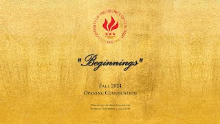 Fall 2024 Opening Convocation