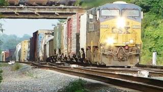 CSX Mixed Freight Train