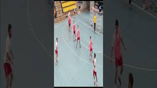 Handball Training - Offensive plans on defense 6:0 part 3