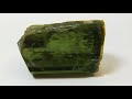 造岩礦物 閃石 陽起石 單晶 特寫 actinolite