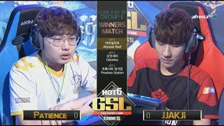 [2017 GSL Season 3]Code S Ro.32 Group E Match3 JJAKJI vs Patience