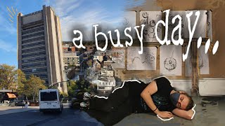 ONE DAY AT RISD 🍋 12 drawings, classes, essays... (an art school vlog)