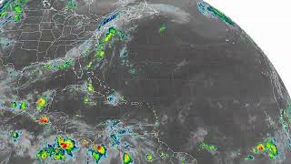 The 2019 Atlantic Hurricane Season Infrared Satellite Imagery Animation