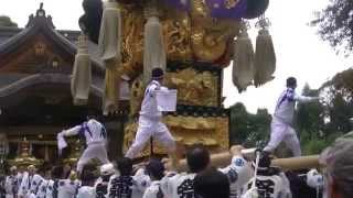 平成26年10月5日　山本辻地区・山本東太鼓台　菅生神社にて