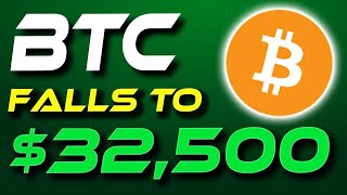 Bitcoin Falls To $32,500 | Inflation Hits A 13 Year High | Crypto News Today