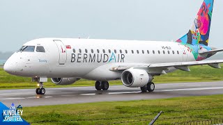 (4K) BermudAir Begins Service, Gusty & Rainy Weather from Post-Tropical Storm Idalia & More!