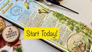 5 Tips to Start Your Art Habit/Nature Journal