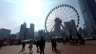 香港中環海濱摩天輪縮時攝影 Hong Kong Oversation Wheel time lapse