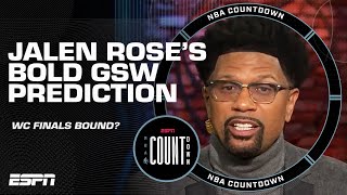 The WARRIORS will beat the SUNS & NUGGETS to make the WC Finals! - Jalen Rose | NBA Countdown
