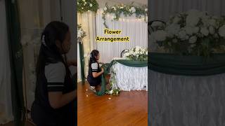 HOW TO ARRANGE THE WEDDING SWEETHEART TABLE 😍 #ytshort #shorts #wedding #howto #diy