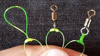 3 Ways to tie T-KNOT and uses | Fishing knots