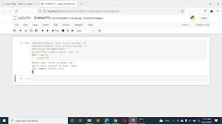 Python Program to Check Common Letters in Two Input Strings
