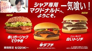 [マクドナルド]シャア専用マクドナルドを一気食い