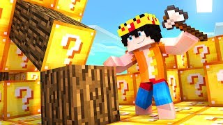 Minecraft PERO el mundo entero es de LUCKY BLOCKS!! 😱 (Minecraft Lucky Block Mod)