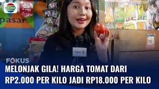 Live Report: Harga Tomat Melonjak Gila, Dari Rp2.000 Jadi Rp18.000 per Kilo | Fokus