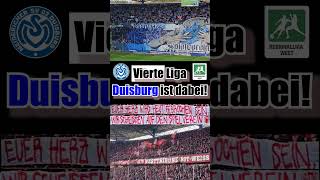 RWE Fans singen "Vierte Liga Duisburg ist dabei!" #rotweissessen #msvduisburg #dritteliga #msv #rwe