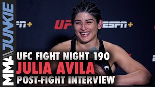Julia Avila will pay back Daniel Cormier for bleeding on suit | UFC Fight Night 190