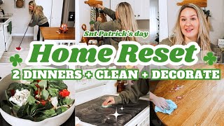 HOME RESET | CLEAN + DECORATE WITH ME | SUNDAY RESET | EXTREME CLEANING MOTIVATION | MarieLove