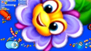 WORMSZONE.IO 🐍 GIANT FLOWER WORMS TOP 01 #591 | Epic Worms Zone Best Gameplay