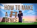 How To Make A Fence In Minecraft 1.8 How To Make A Fence In Minecraft 1.8