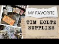 My Favorite Tim Holtz Supplies