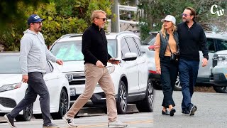 Kevin Costner \u0026 former pal Josh Connor both seen for first time after Christine Baumgartner proposal