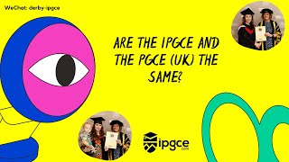 How do the iPGCE and PGCE (in the UK) compare?