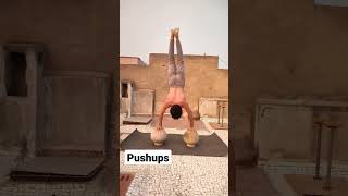 handstand pushups | hspu | calisthenic | workout motivation | #shorts #trending #viral #pushups