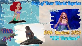 The Little Mermaid- Part of Your World, Reprise (1989, Musical, 2023) Multilanguage w/S+T