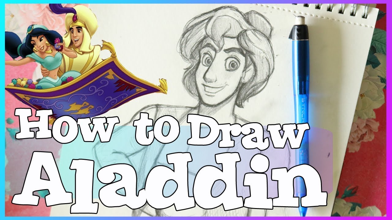 How To Draw ALADDIN From Disney's ALADDIN - YouTube