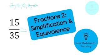 Maths Tutorial Fractions 2: How to Simplify Fractions and Find Their Equivalent Fractions Easily