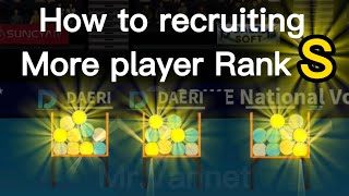 How To Recruiting More Player Rank S In The Spike Volleyball Story