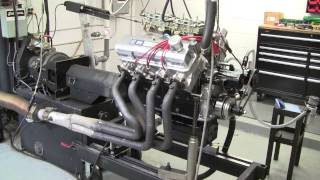 Ford 427 FE on dyno 527 cid, 811 HP