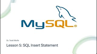 Learn MySQL in 2024: Lesson 5 the SQL insert statement