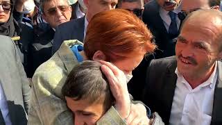 Akşener, Kırşehir'de esnafı ziyaret etti