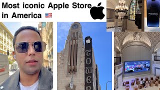 Most iconic Apple Store in USA 🇺🇸 ( downtown LA ) #apple