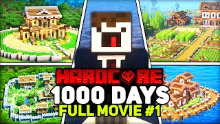 I Survived 1000 Days of Hardcore Minecraft [FULL MOVIE #1]