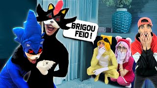 SONIC.EXE BRIGOU FEIO COM O SHADOW E DEU MUITA CONFUSÃO - SONIC, AMY, TAILS E OS PANDAS VIU TUDO !