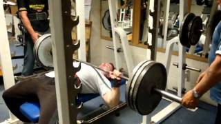 140kg bench press 2 reps