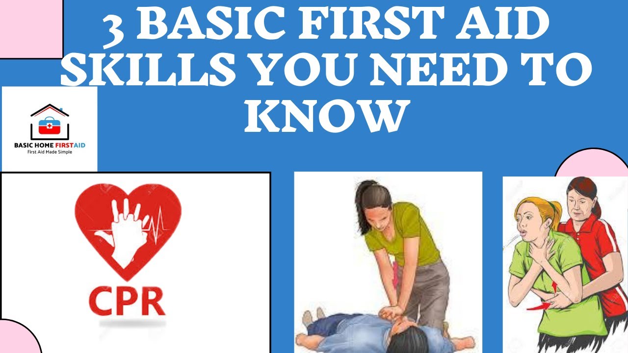 3 Basic First Aid Skills You Need To Know - YouTube