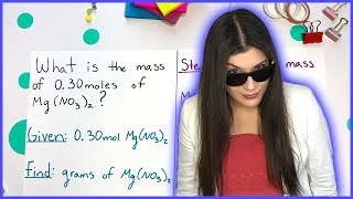 Converting Grams to Moles Using Molar Mass | How to Pass Chemistry