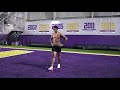 ja marr chase runs 4.38u 40 yard dash lsu pro day