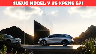 XpengG7 vs Model Y: Filtrados el mismo día!