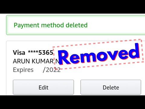 How To Remove Payment Method From Amazon||Delete Credit & Debit Card Details(Info) How To Remove Payment Method From Amazon||Delete Credit & Debit Card Details(Info)