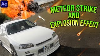 Meteor Strike & Explosion Effect in After Effects