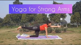 YOGA WORKOUT FOR TONED ARMS ! YOGA EVERYDAY ! THE KUNAL WAY