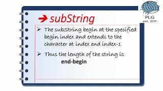 #20 subString method in strin class in java[HINDI]